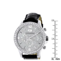 Luxurman 3ct Men's Diamond Watch -Jewelry Sales Store luxurman 2ct mens diamond watch p 44052 ruler