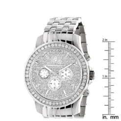 Luxurman Men's Diamond Watch 3ct 9 Luxurman Men's Diamond Watch 3ct -Jewelry Sales Store luxurman watches mens diamond watch 3ct p 35271 ruler