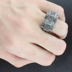 Men's Black Diamond Ring 0.62ct 10K Gold -Jewelry Sales Store mens black diamond ring 062ct 10k p 42284bod