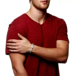 Men's 10K White Gold Pave Diamond Bracelet 4.60ct -Jewelry Sales Store mens bracelets 10k pave diamond bracelet 460ct p 38808 body white