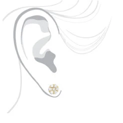 Men's Diamond Cluster Earring 14K Yellow Gold 1/2ct Single Stud 7 Men's Diamond Cluster Earring 14K Yellow Gold 1/2ct Single Stud -Jewelry Sales Store mens diamond cluster earring 14k gold 12ct single stud bod