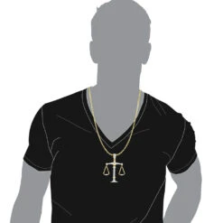 Men's Diamond Pendant | 3.25in Large 10K Yellow Gold Libra Pendant 3 Carats -Jewelry Sales Store mens diamond pendant 325in large real 10k gold libra pendant 3 carats 100503 bodye