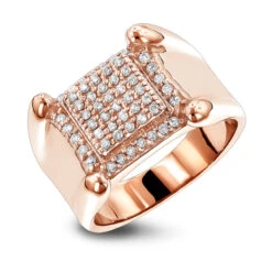 Men's 10K White Gold Round Diamond Ring 0.8ct 8 Men's 10K White Gold Round Diamond Ring 0.8ct -Jewelry Sales Store mens diamond rings 10k gold round diamond ring 077ct p 6899 ro