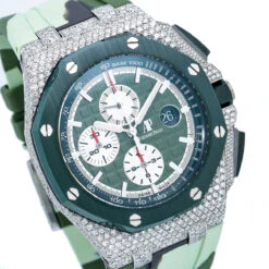 Men's Diamond Watch Audemars Piguet Royal Oak Offshore 44mm Green Dial -Jewelry Sales Store mens diamond watch audemars piguet royal oak offshore 44 mm green dial w01154 0E8A9803 8318771c c186 4265 af0f afa394faa641 2048x2048