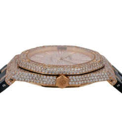 Men's Diamond Watch Audemars Piguet Royal Oak Selfwinding 18K Gold -Jewelry Sales Store mens diamond watch audemars piguet royal oak selfwinding rose gold w00736 0E8A0310 2048x2048