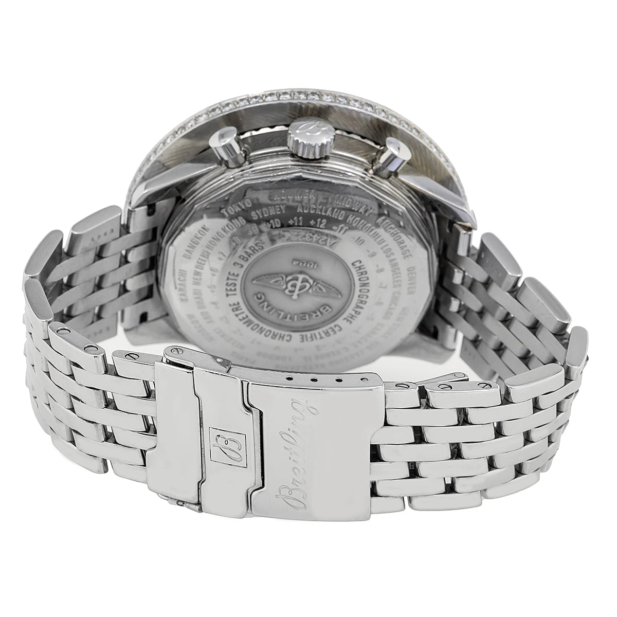 Men's Diamond Watch Breitling Navitimer 46mm Black Dial 4 Men's Diamond Watch Breitling Navitimer 46mm Black Dial - Image 4