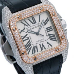 Men's Diamond Watch Cartier Santos De Cartier 41mm White Dial -Jewelry Sales Store mens diamond watch cartier santos de cartier 41 mm white dial w01246 0E8A6843 dceafb32 df6d 4973 8722 bbbd45dfe498 2048x2048