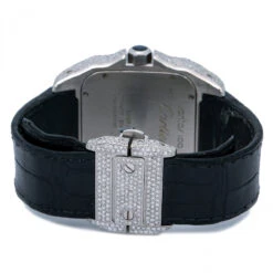 Men's Diamond Watch Cartier Santos De Cartier 41mm White Dial -Jewelry Sales Store mens diamond watch cartier santos de cartier 41 mm white dial w01246 0E8A6845 2048x2048