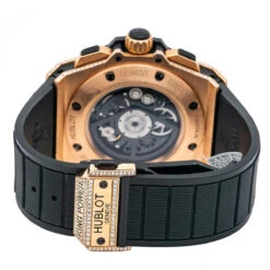 Men's Diamond Watch Hublot King Power 18K Gold 48mm Black Dial -Jewelry Sales Store mens diamond watch hublot king power rose gold 48 mm black dial w00880 0E8A5554 2048x2048