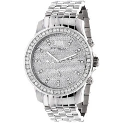 Men's Diamond LUXURMAN Diamond Watch 2.5ct