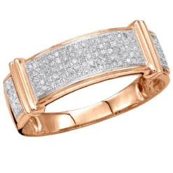 Men's Diamond Wedding Band 10K Yellow Gold 0.33ct -Jewelry Sales Store mens diamond wedding band 10k 034ct ro