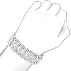 Men's Iced Out Pave Diamond Bubble Bracelet 7ct 10K Yellow Gold -Jewelry Sales Store mens iced out pave diamond bubble bracelet 975ct p 6170 bodwh