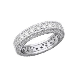 Platinum Diamond Eternity Band 2.06ct