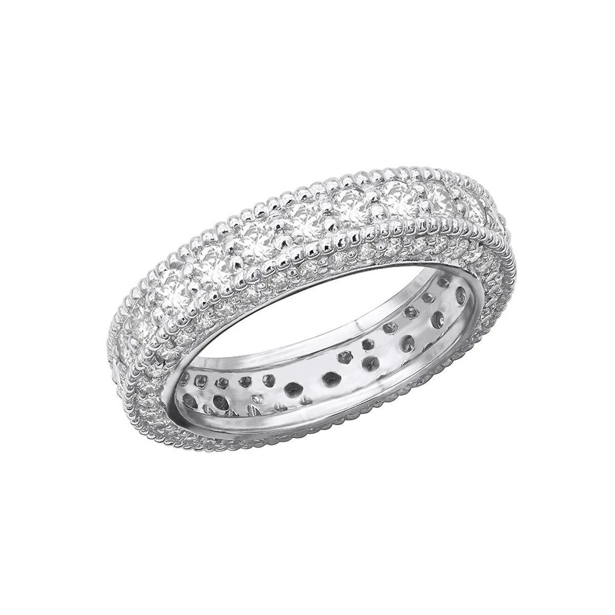 Platinum Diamond Eternity Band 2.06ct 1 Platinum Diamond Eternity Band 2.06ct