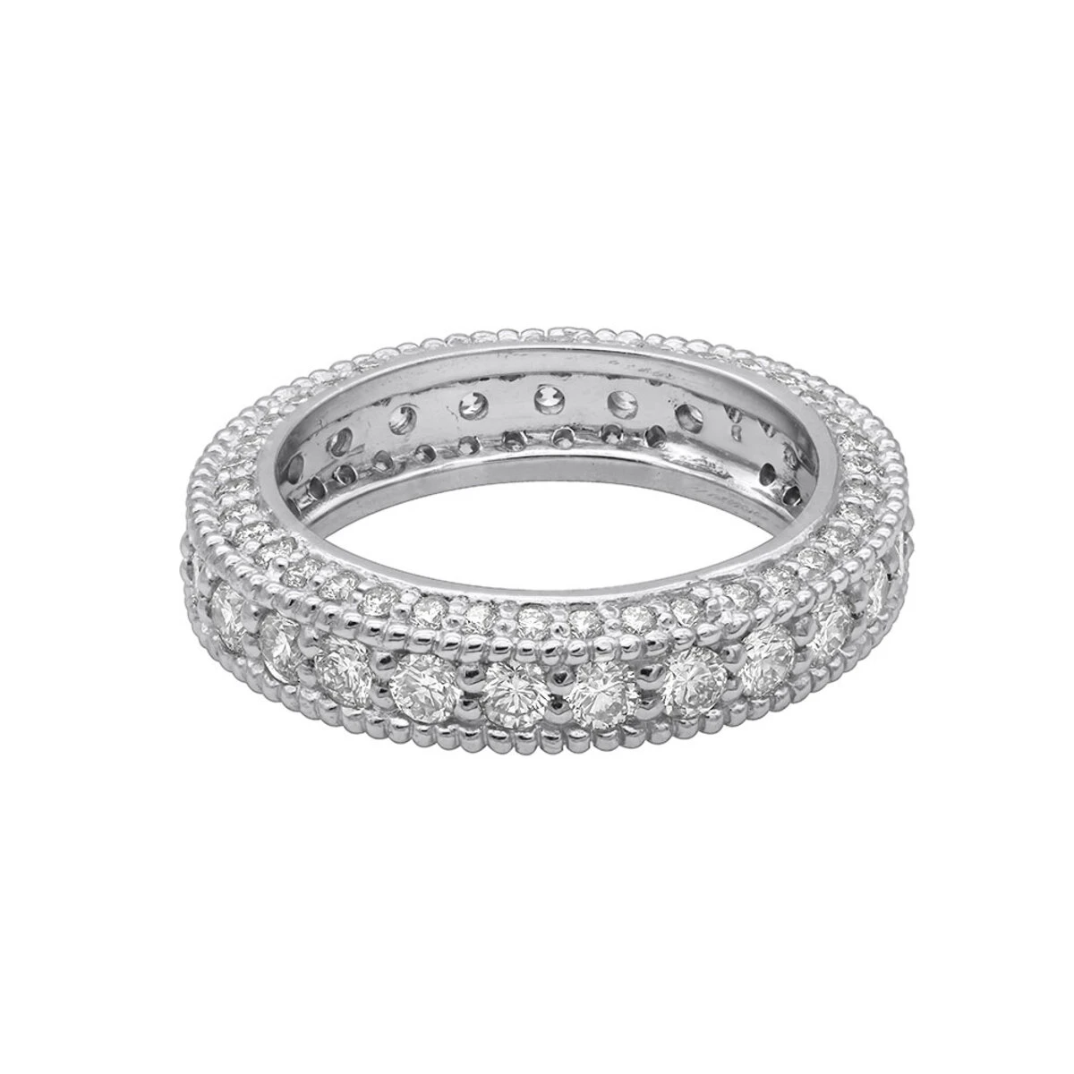 Platinum Diamond Eternity Band 2.06ct 2 Platinum Diamond Eternity Band 2.06ct - Image 2
