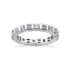 Platinum Diamond Eternity Band 3.20ct 4.4mm