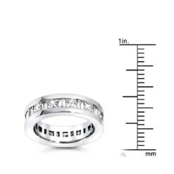 Platinum Diamond Eternity Band 4.29ct -Jewelry Sales Store platinum diamond eternity band 429ct p 30439 rulerwh