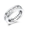 Platinum Diamond Eternity Band 4.29ct