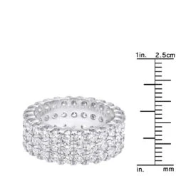 Platinum Diamond Eternity Band 4.83ct -Jewelry Sales Store platinum diamond eternity band 483ct p 30469 rulerwh