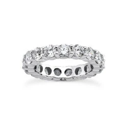 Platinum Diamond Eternity Band 5.85ct