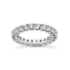 Platinum Diamond Eternity Band 6.75ct