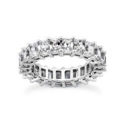 Platinum Diamond Eternity Ring 6.65ct