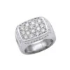Platinum Men's Diamond Ring 2.68ct