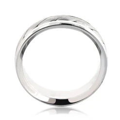 Platinum Men's Woven Wedding Band -Jewelry Sales Store platinum mens woven wedding band 4