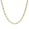 14K Yellow Gold Men's Diamond Chain Necklace 6.81ct 30 Inches