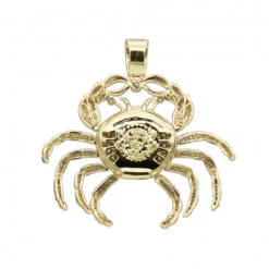 14K White Gold VS Diamond Cancer Pendant For Men By Joe Rodeo 10.46ct -Jewelry Sales Store real 14k gold vs diamond cancer pendant for men by joe rodeo 1046ct backye