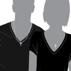 Real Diamond Cross Necklace 14K White Gold 2.5 Carat Cross Pendant -Jewelry Sales Store real diamond cross necklace 14k gold 25 carat cross pendant 000810 bodwh