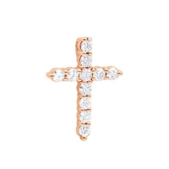 Real Diamond Cross Necklace 14K White Gold 2.5 Carat Cross Pendant -Jewelry Sales Store real diamond cross necklace 14k gold 25 carat cross pendant 000810 ro