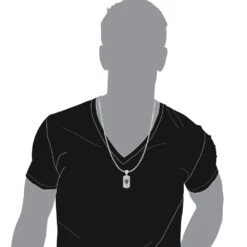 Real Diamond Dog Tag Pendant With Crown 10K White Gold White & Black Diamonds 1ct -Jewelry Sales Store real diamond dog tag pendant with crown 10k gold white black diamonds 1ct 000991 body white