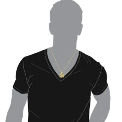 Real Diamond Initial Letters Pendant 14K Yellow Gold 0.6ct -Jewelry Sales Store real diamond initial letters pendant solid 14k gold 06ct 018132 bodye