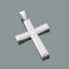 Real Hip Hop Sterling Silver Diamond Cross Pendant 2.45ct