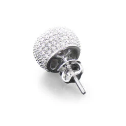 Front Page -Jewelry Sales Store single pave diamond earring 14k gold 066ct mens 2