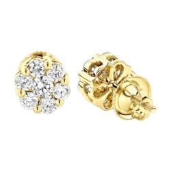 Front Page -Jewelry Sales Store small diamond cluster earrings studs 025ct 14k gold ye