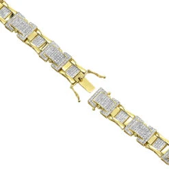 Solid 10K Yellow Gold Diamond Bracelet For Men 3.1ct By Luxurman 9 Solid 10K Yellow Gold Diamond Bracelet For Men 3.1ct By Luxurman -Jewelry Sales Store solid 10k gold diamond bracelet for men 31ct by luxurman backye