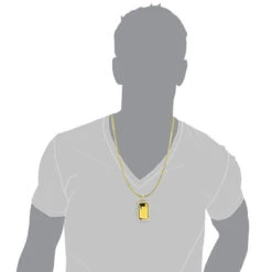 Statue Of Liberty Diamond Pendant 2.2ct Credit Suisse 14K Yellow Gold Bar Charm -Jewelry Sales Store statue of liberty diamond pendant 22ct credit suisse gold bar charm box