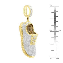 Unique 10K Yellow Gold Sneaker Shoe Diamond Pendant For Men 1.13ct By Luxurman 11 Unique 10K Yellow Gold Sneaker Shoe Diamond Pendant For Men 1.13ct By Luxurman -Jewelry Sales Store unique 10k gold sneaker shoe diamond pendant for men 113ct by luxurman rulerye