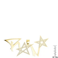 Unique Diamond Men's Pendant 14K Yellow Gold 2ct 11 Unique Diamond Men's Pendant 14K Yellow Gold 2ct -Jewelry Sales Store unique custom diamond mens pendant in 14k gold 2ct rulerye