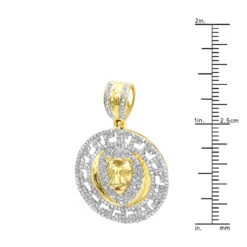 Unique Luxurman 10K Yellow Gold Lion Head Diamond Pendant For Men Medallion 0.9ct -Jewelry Sales Store unique luxurman 10k gold lion head diamond pendant for men medallion 09ct rulerye