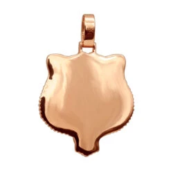 Unique 10K Yellow Gold Men's Custom Enamel & Diamond Tiger Pendant 1.75CT -Jewelry Sales Store unique solid 10k gold tiger pendant diamonds enamel 175ct mens custom jewelry 407123 backro