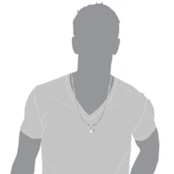 Versace Style Medusa Head Diamond Pendant Medallion 0.52ct 10K White Gold -Jewelry Sales Store versace style medusa head diamond pendant medallion 052ct 10k gold 3