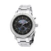 JoJino Chronograph Large Men's Diamond Watch 0.25ct Iced Out Black Blue MOP Dial