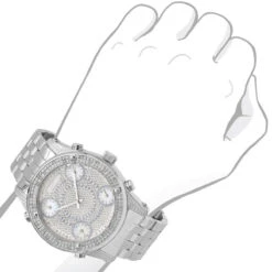 Oversized JoJino Men's Diamond Watch Five Time Zones White Iced Out Dial 0.25ct 6 Oversized JoJino Men's Diamond Watch Five Time Zones White Iced Out Dial 0.25ct -Jewelry Sales Store watches oversized jojino mens diamond watch five time zones white iced out dial 025ct 968784 bod